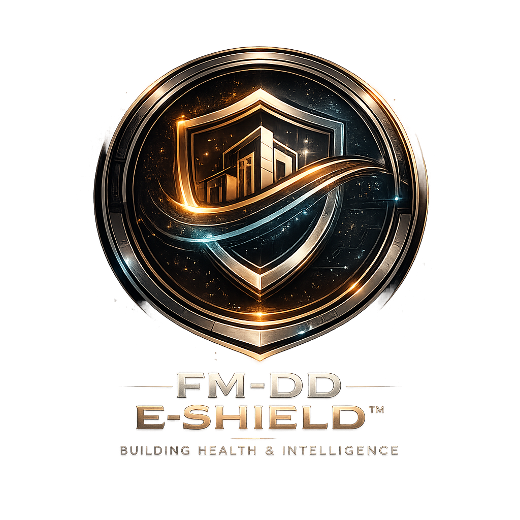 FM-DD E-Shield logó
